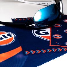 tela de microfibra estampada con gafas
